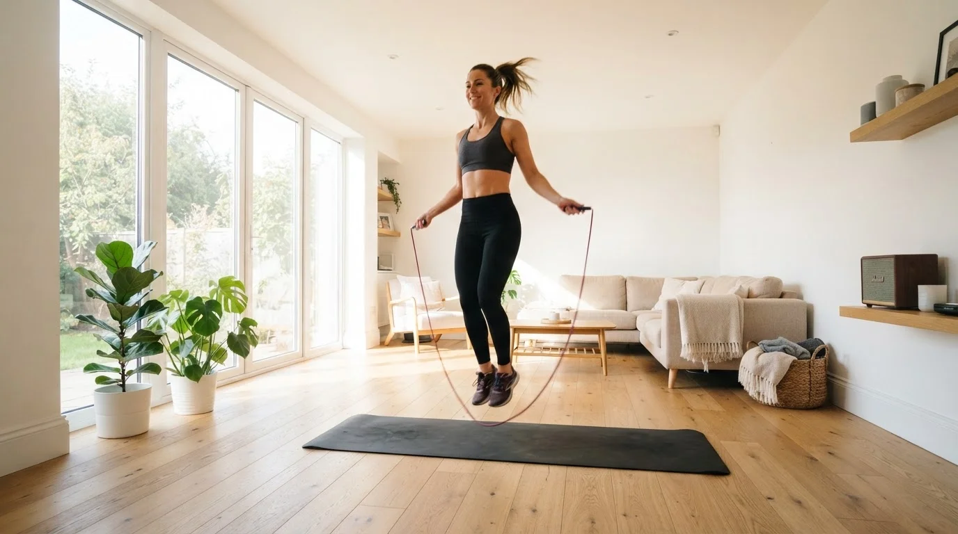 Cardio at Home: Running in Place, Jump Rope, and HIIT Compared