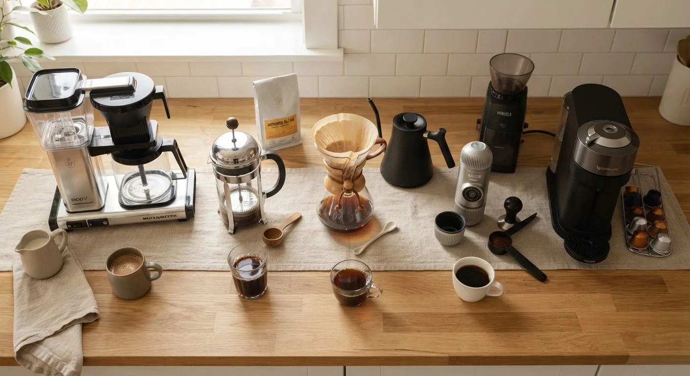 Coffee Maker Formats and the Trade-offs Each One Makes