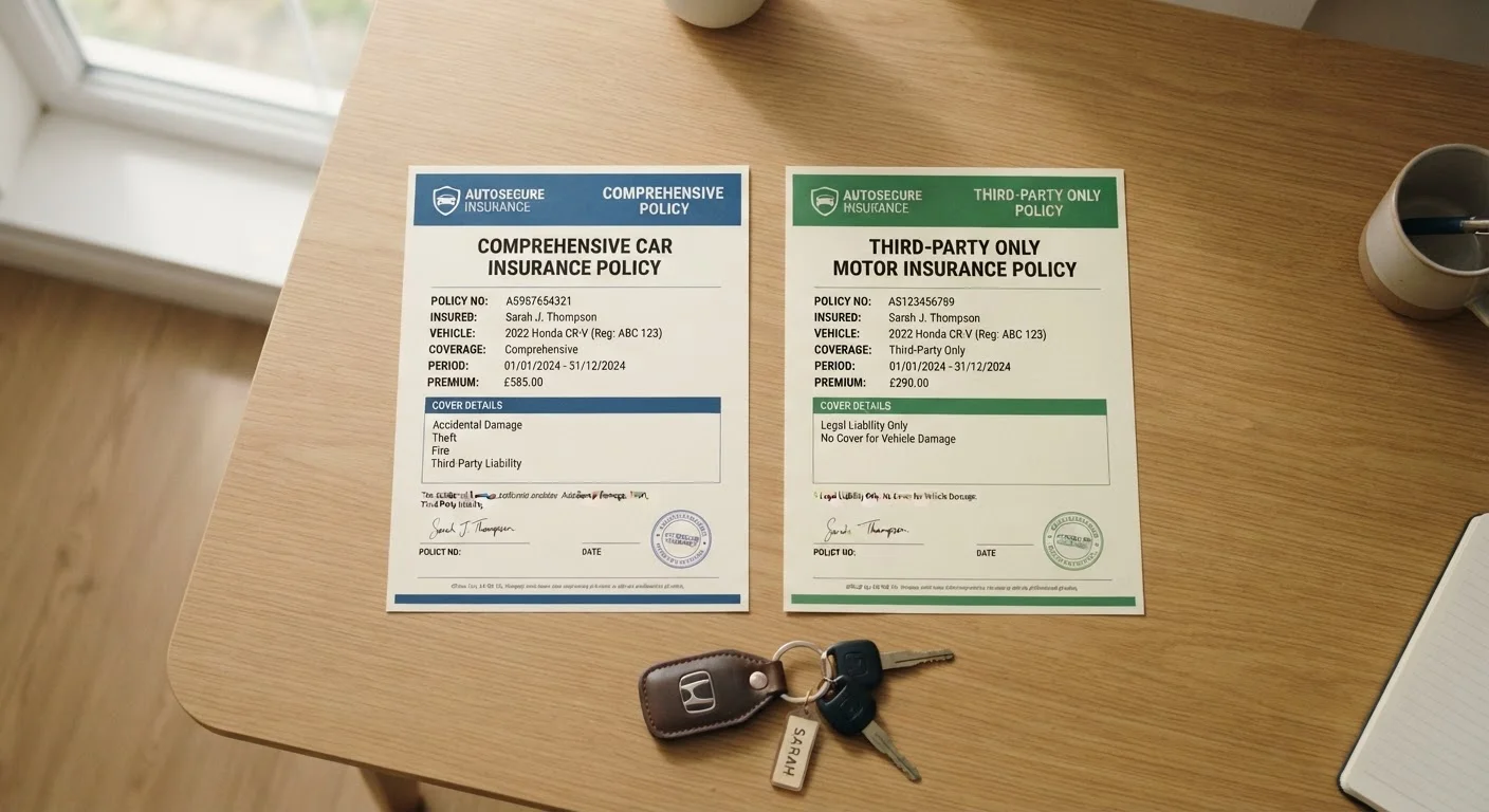 Comprehensive vs. Third-Party Insurance: What Each Actually Covers