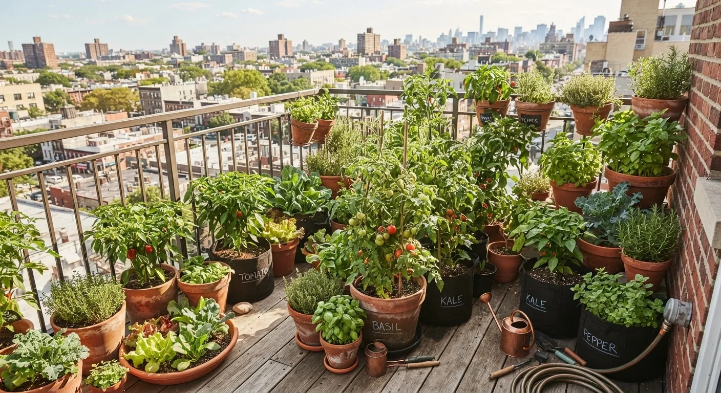 Container Gardening for Renters: Growing Food Without a Backyard