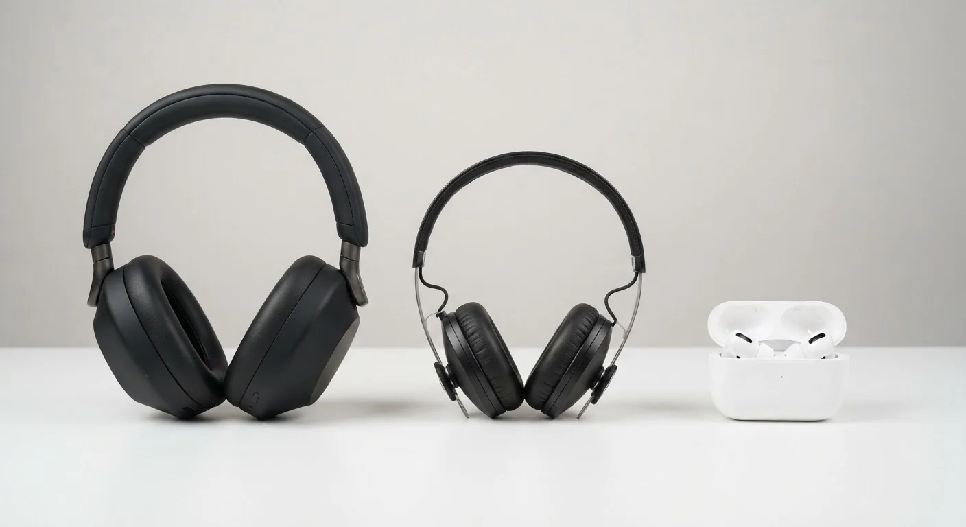 Headphone Types Compared: Over-Ear, On-Ear, and In-Ear
