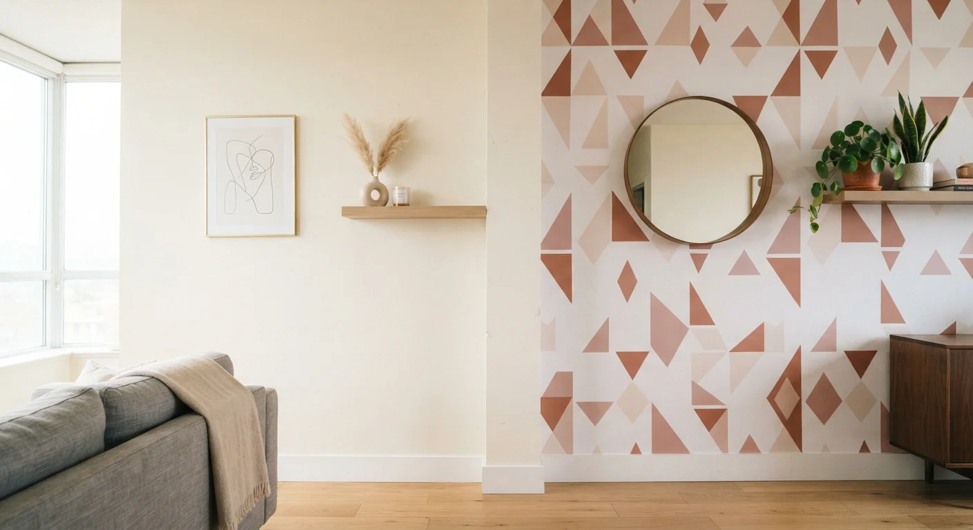 Paint vs. Peel-and-Stick Wallpaper for Renters