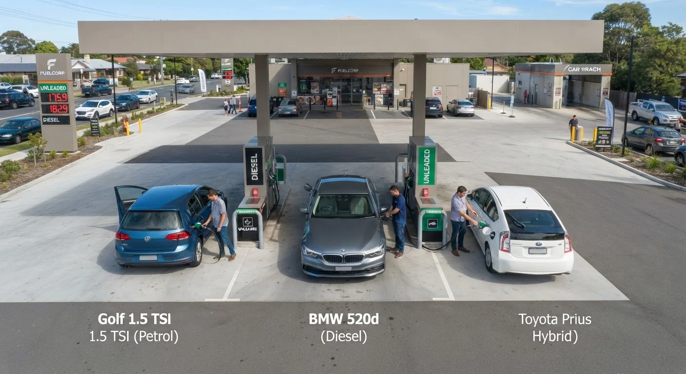 Petrol vs. Diesel vs. Hybrid: Fuel Costs Over Five Years