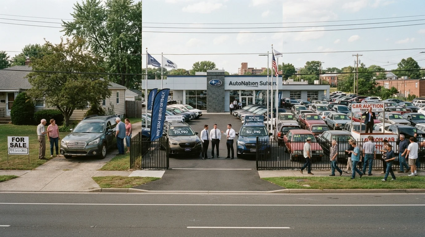 Private Seller, Dealership, or Auction: Weighing Your Buying Options