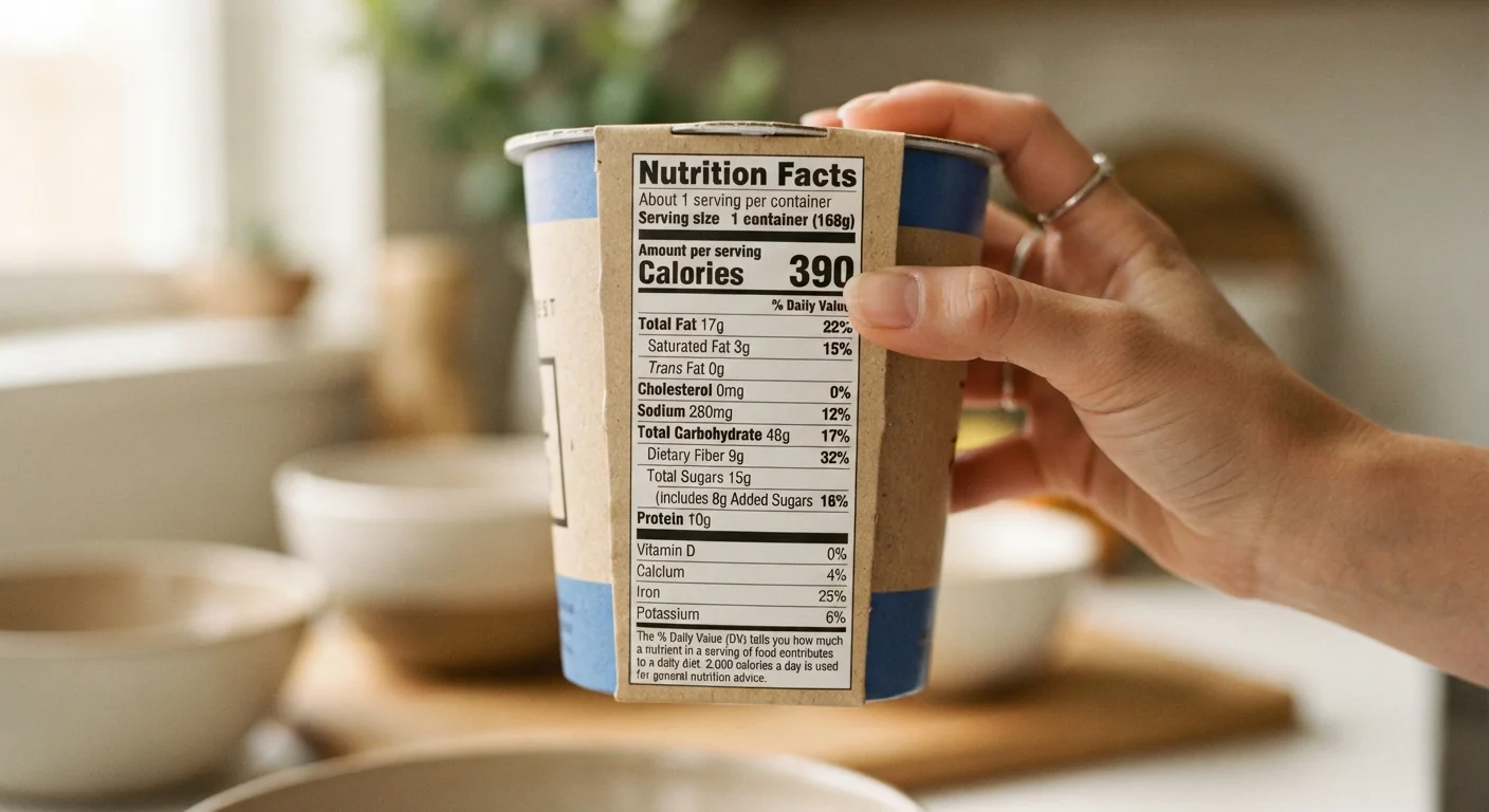 Reading a Nutrition Label Without Getting Confused