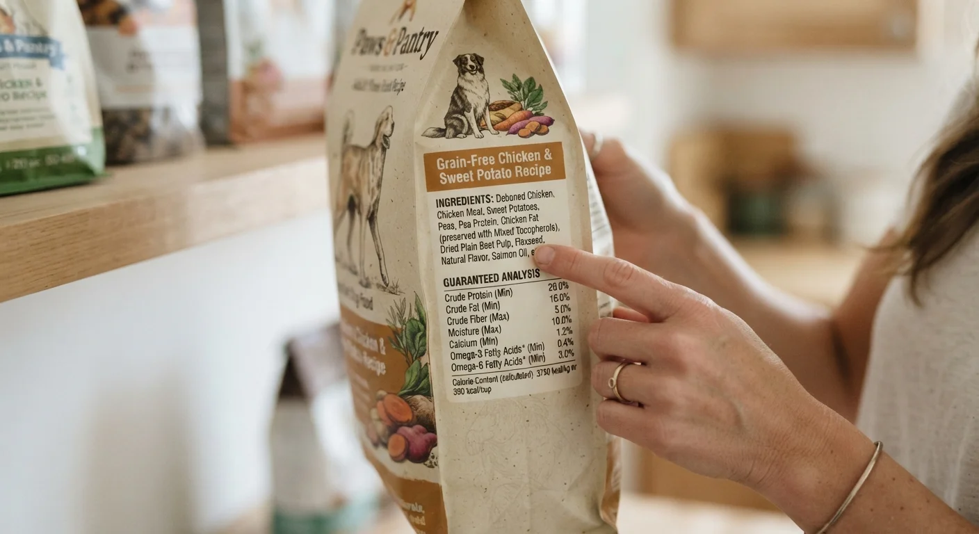 Reading a Pet Food Label Without Getting Lost in the Small Print