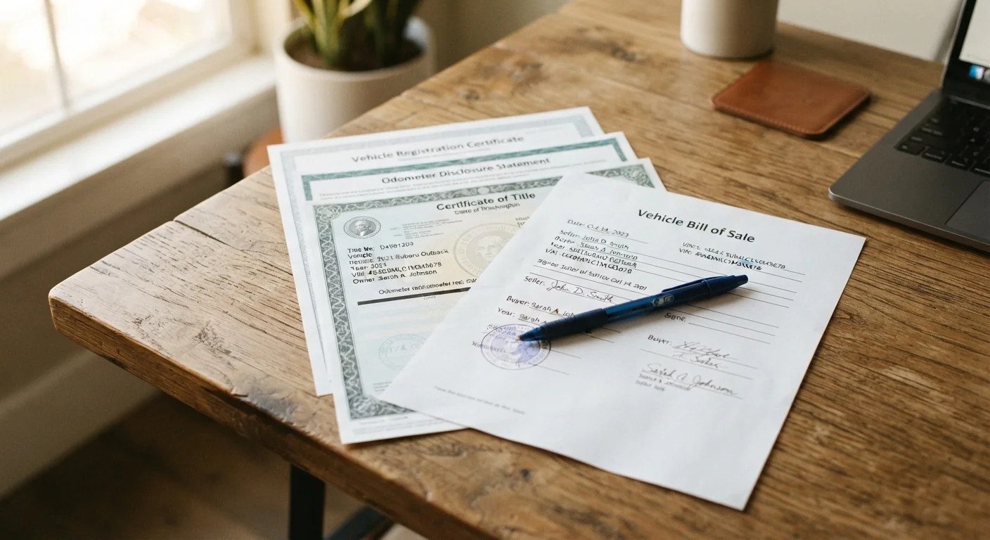 Reading the Paperwork: Key Documents in a Used Car Transaction Explained