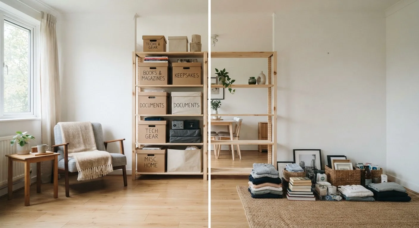 The Real Difference Between Decluttering and Organising